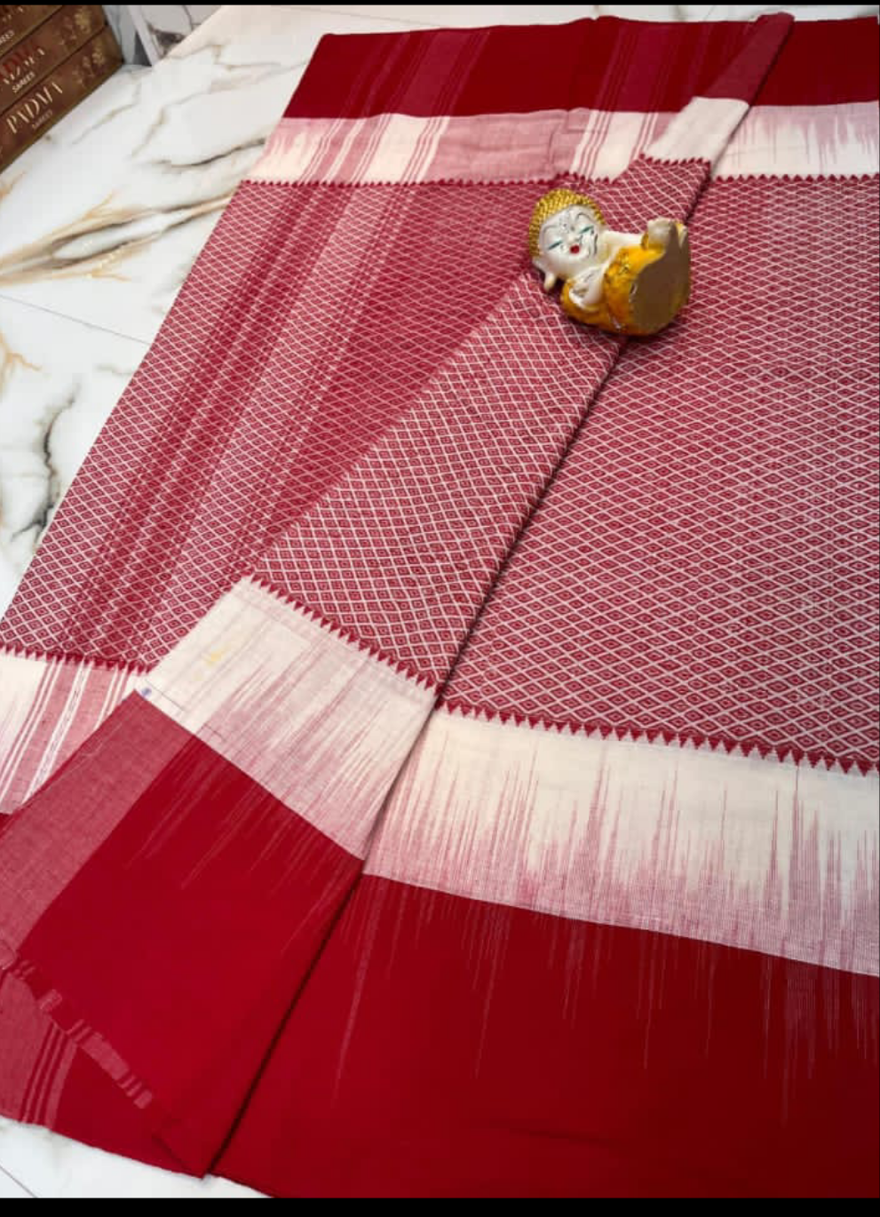Handloom pure soft cotton original dhonekhali sarees