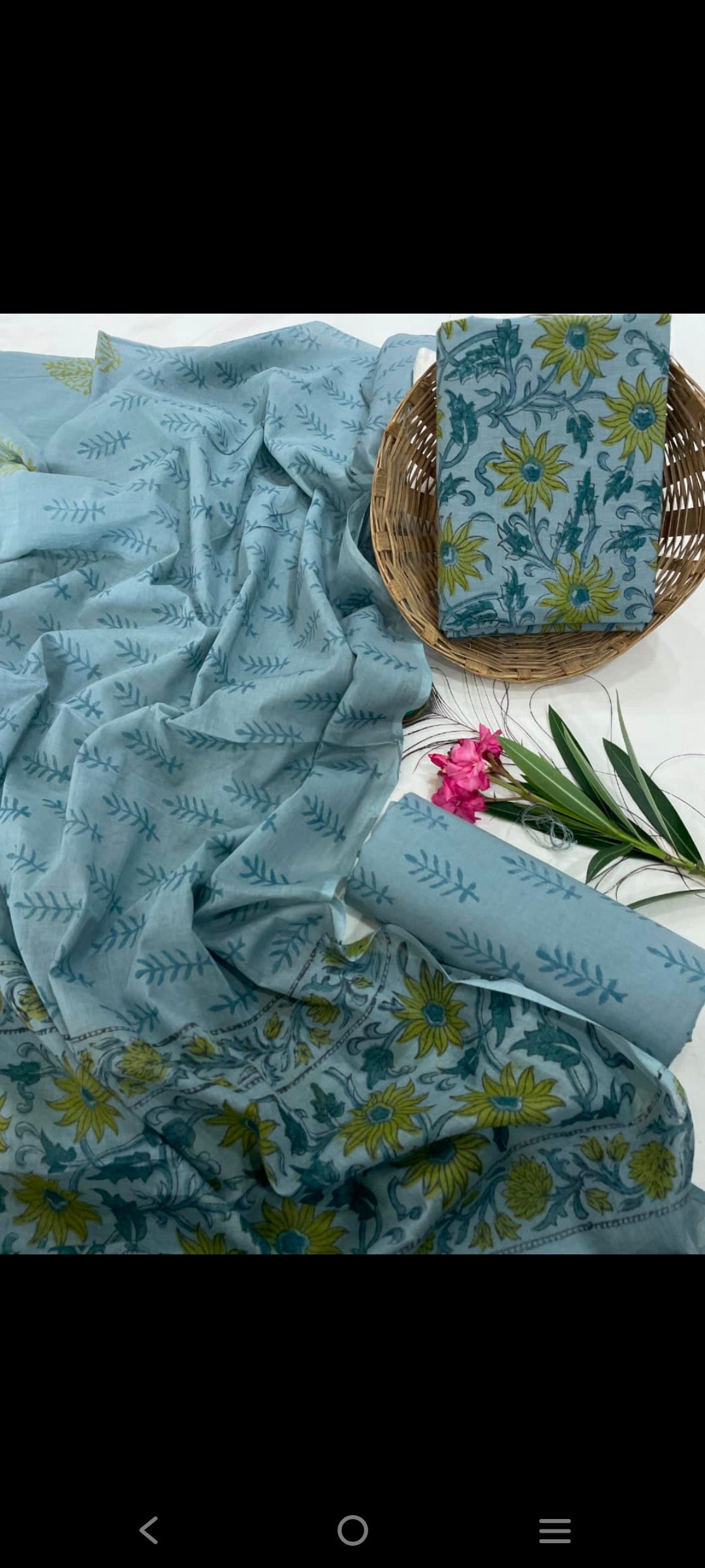 Cotton salwar suit Materials