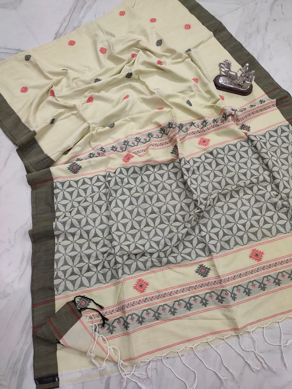 Handloom pure khadi cotton Sarees