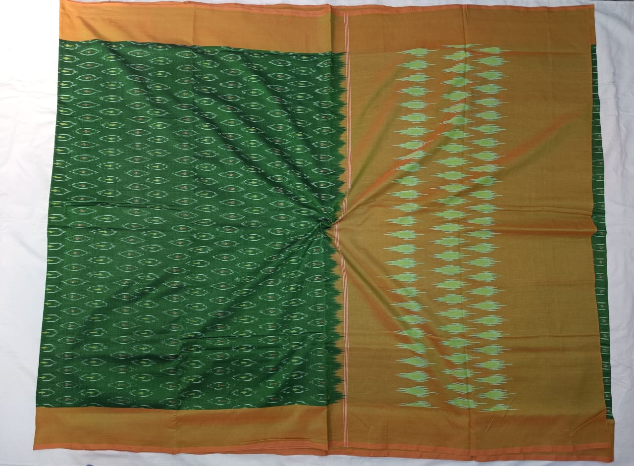 Pure Ikkat handloom mercerised cotton sarees