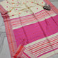 Mercerised Cotton saree with jacquard machine work