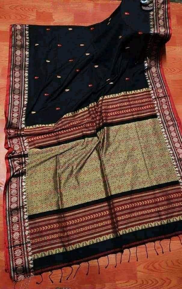 Mercerised Cotton saree with jacquard machine work