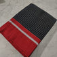 Pure Khadi Cotton Mini check Ganga Jamuna Border Handloom saree