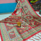 Semi Ghicha Madhubani print Saree