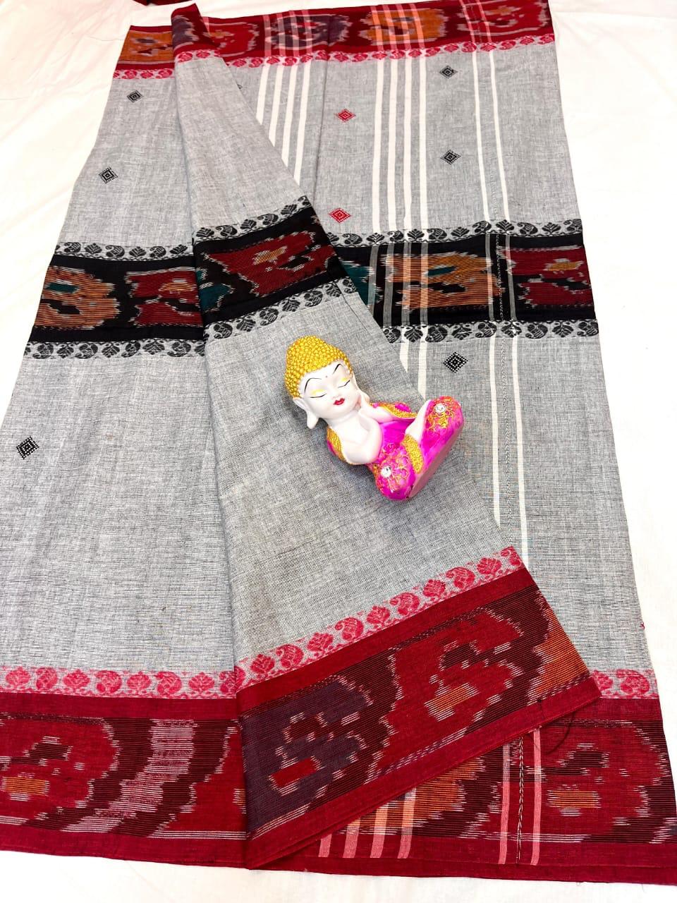 Handloom pure soft cotton original dhonekhali sarees