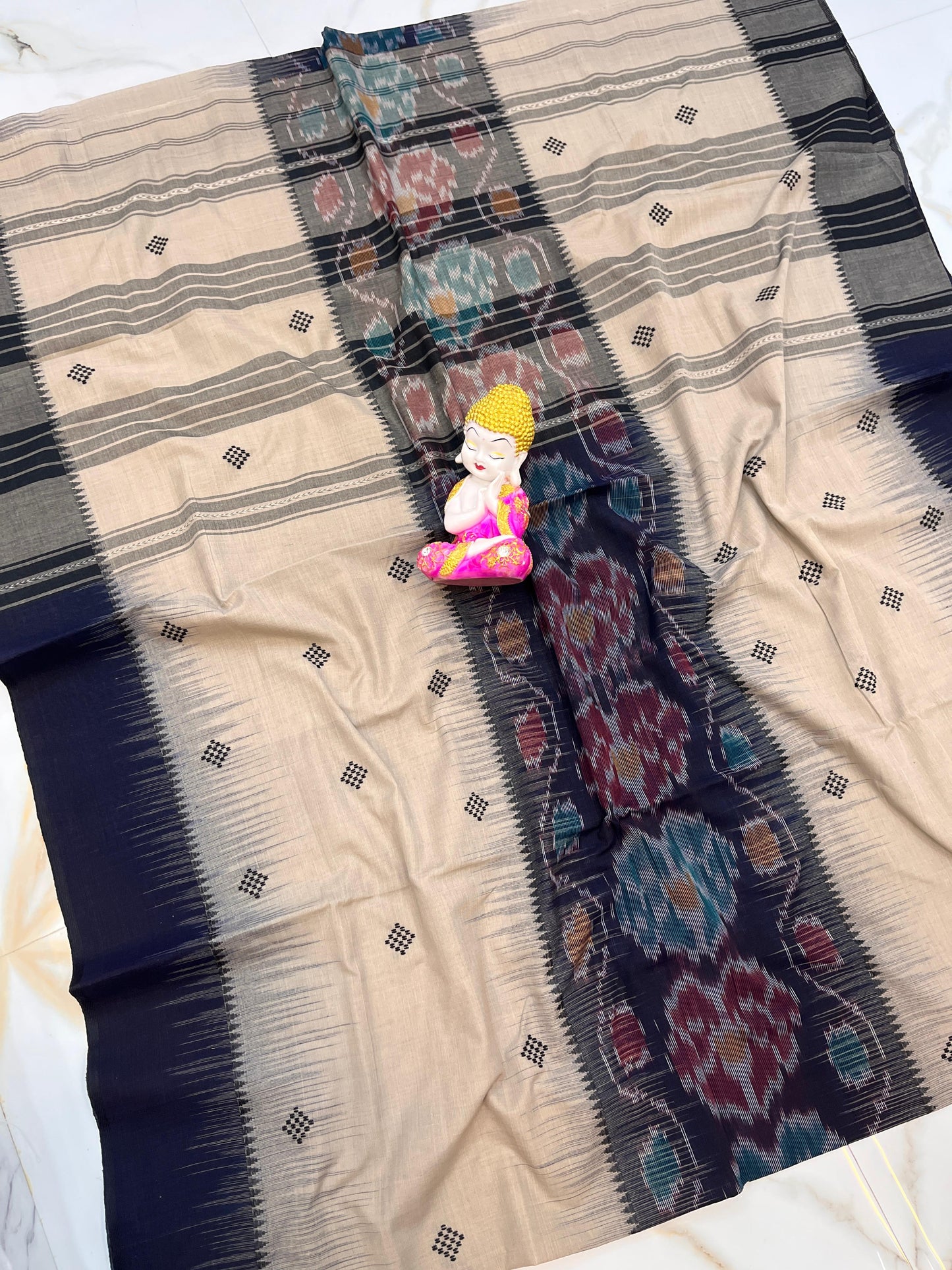 Handloom pure soft cotton original dhonekhali sarees