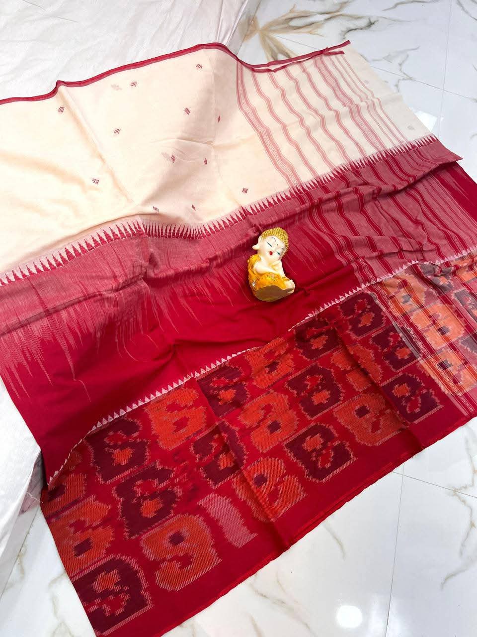 Handloom pure soft cotton original dhonekhali sarees
