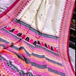 Handloom pure mercerised cotton dongria jamdani sarees