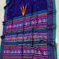 Handloom pure mercerised cotton dongria jamdani sarees