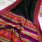 Handloom pure mercerised cotton dongria jamdani sarees