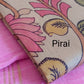 Pure Cotton Linen big Zari border saree with Kalamkari blouse material combo