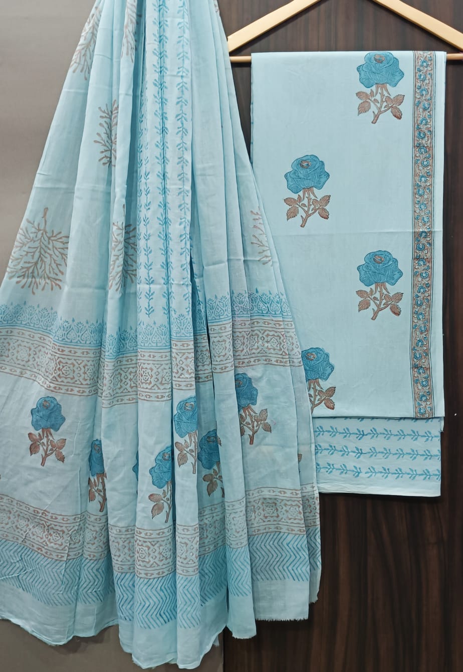 Cotton salwar suit Materials