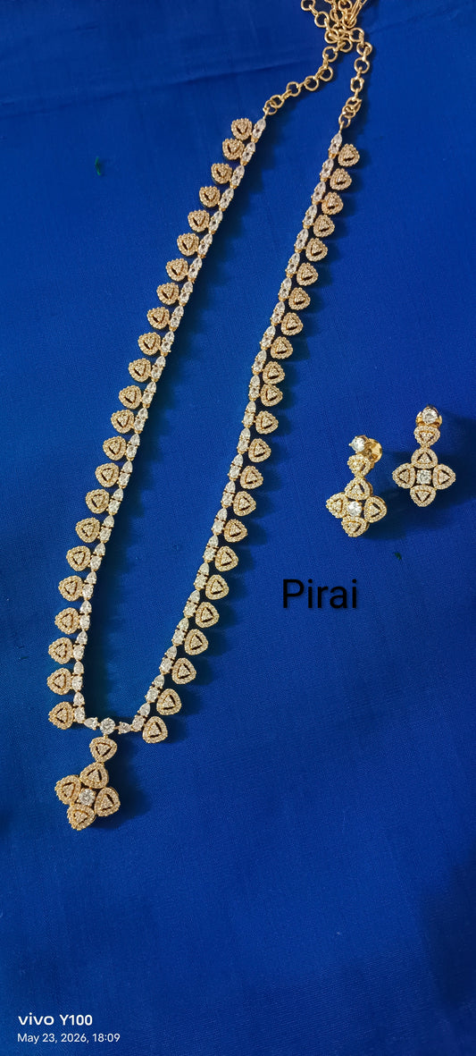 Elegant Haram set studded with AD stones