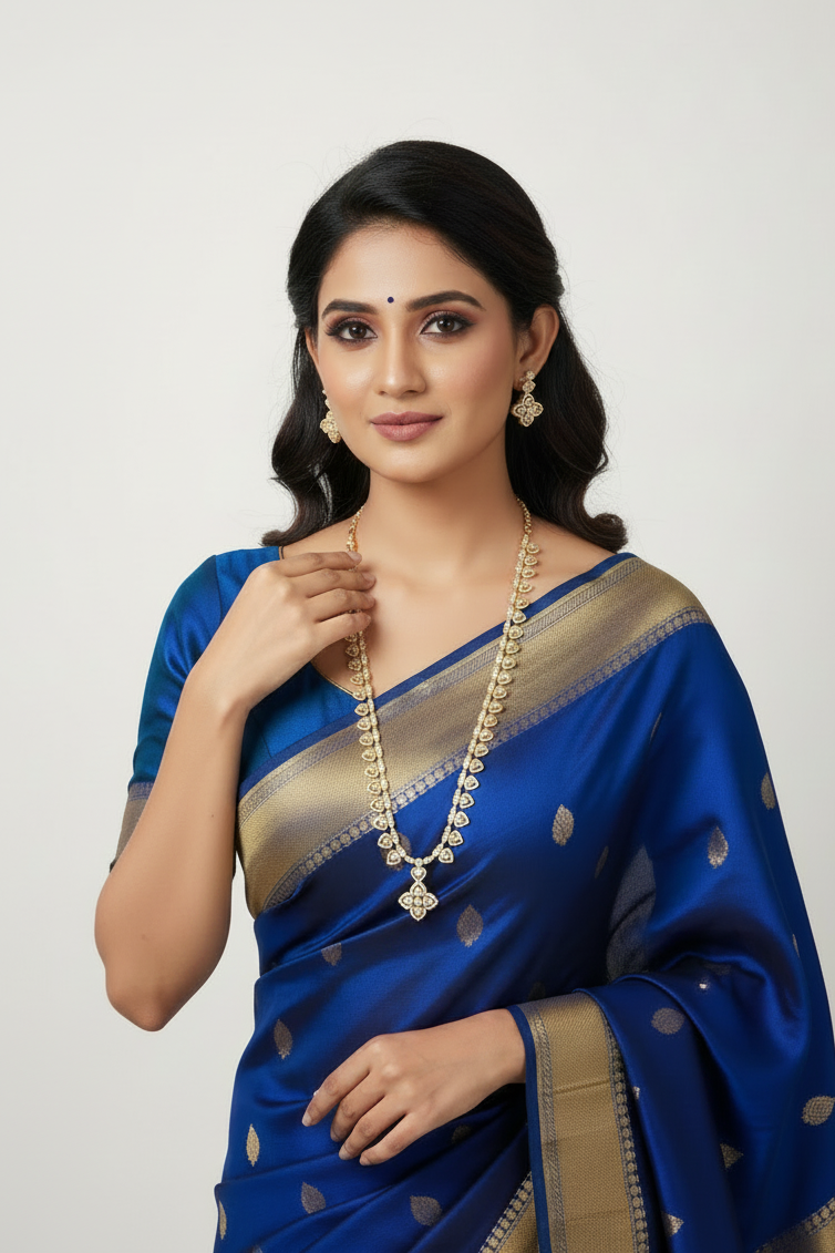 Elegant Haram set studded with AD stones