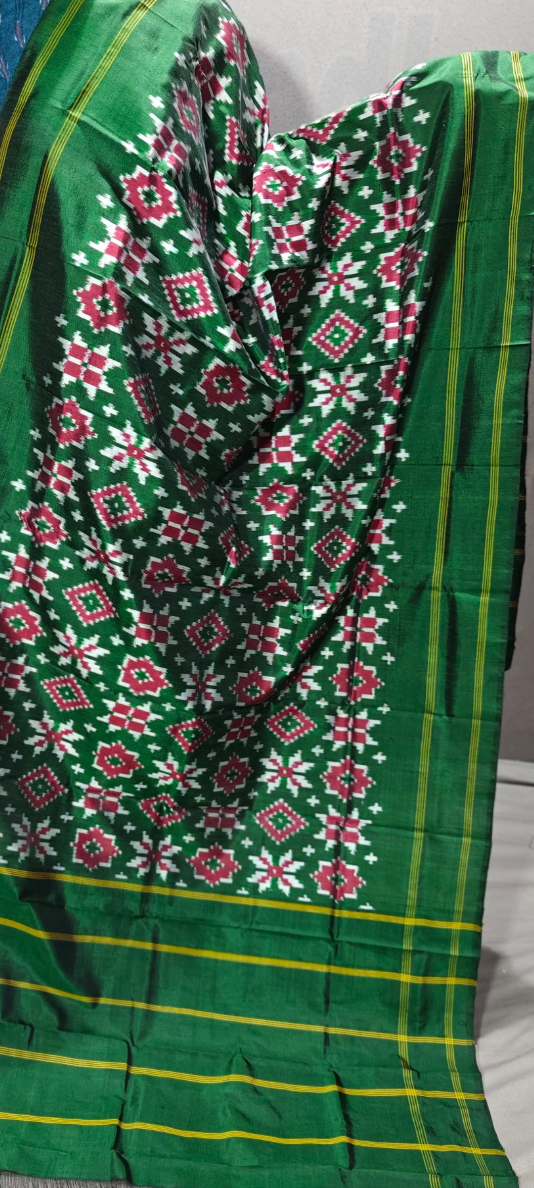 Pochampally IKKAT SILK Handloom Dupatta