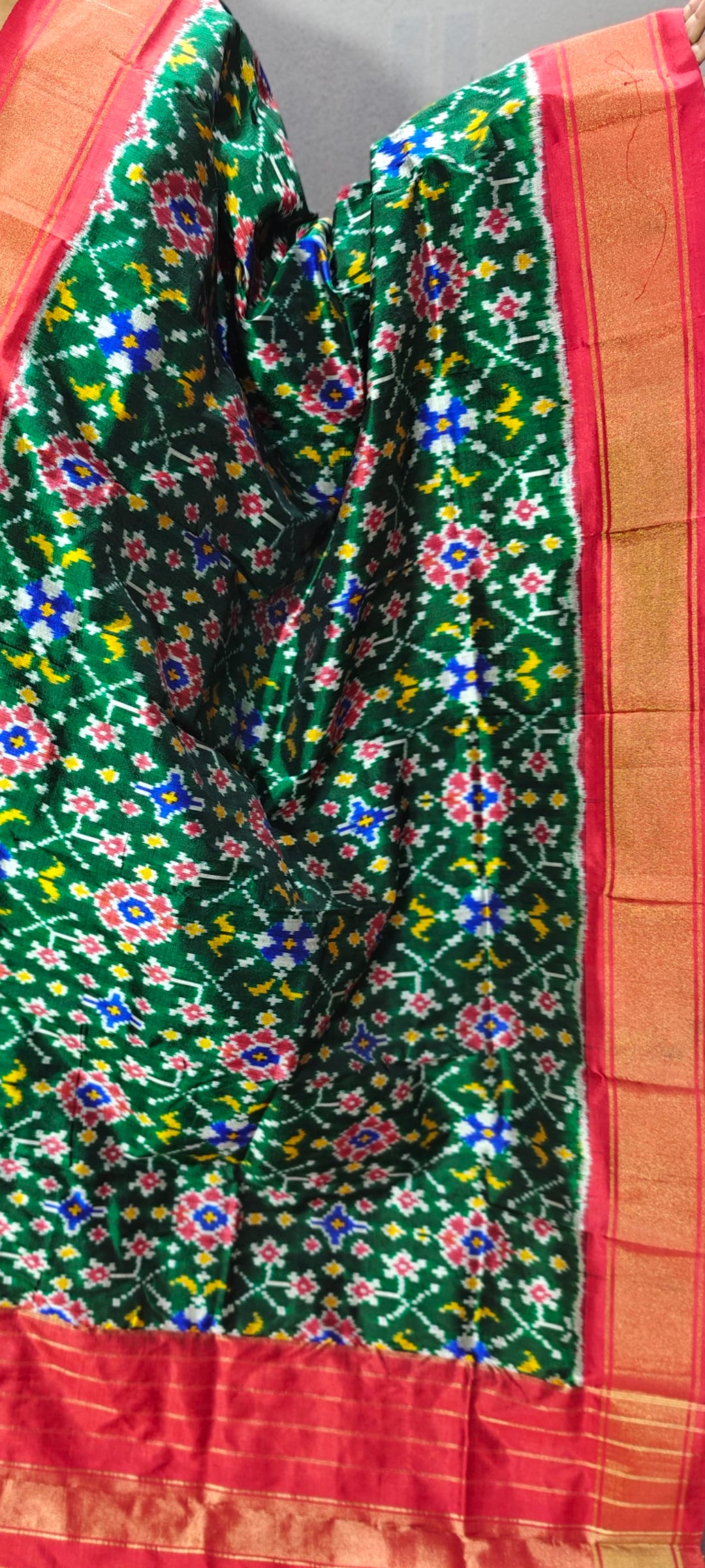 Pochampally IKKAT SILK Handloom Dupatta