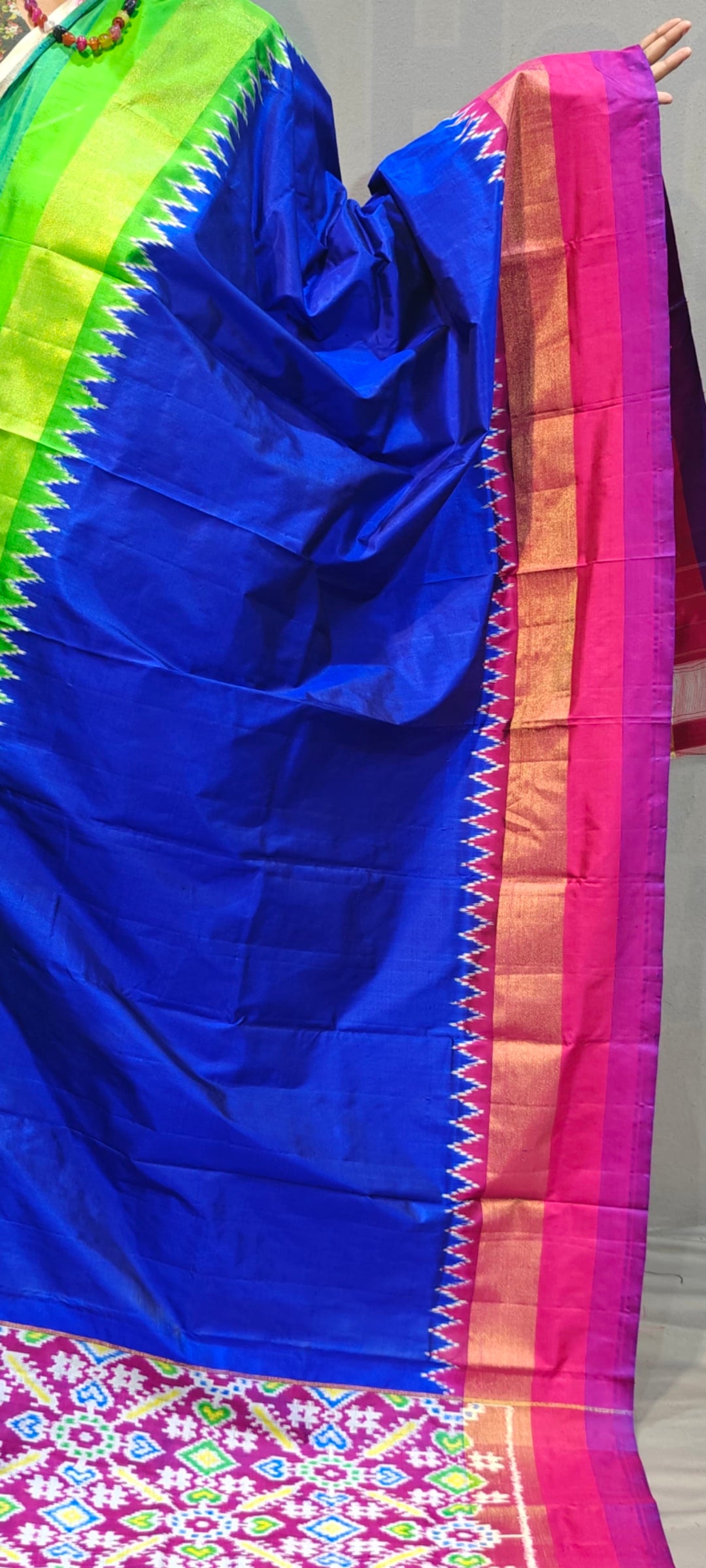 Pochampally IKKAT SILK Handloom Dupatta