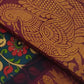Mayuri Sungudi Kalamkari print Cotton Saree with big border