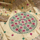 Stunning Assam silk with Kantha hand-stitch work