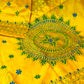 Stunning Assam silk with Kantha hand-stitch work