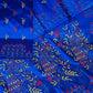 Stunning Assam silk with Kantha hand-stitch work