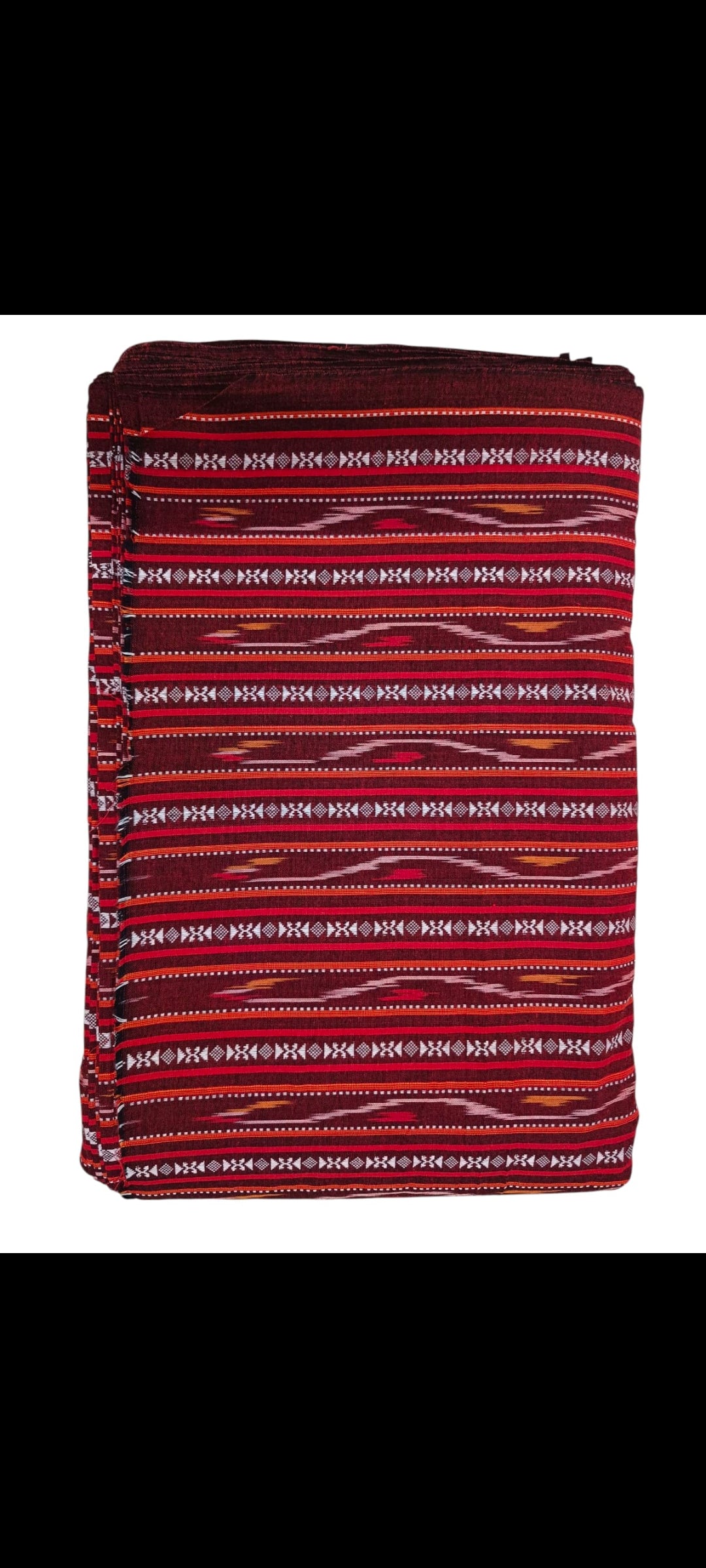 Pure Ikkat dobby cotton fabric material