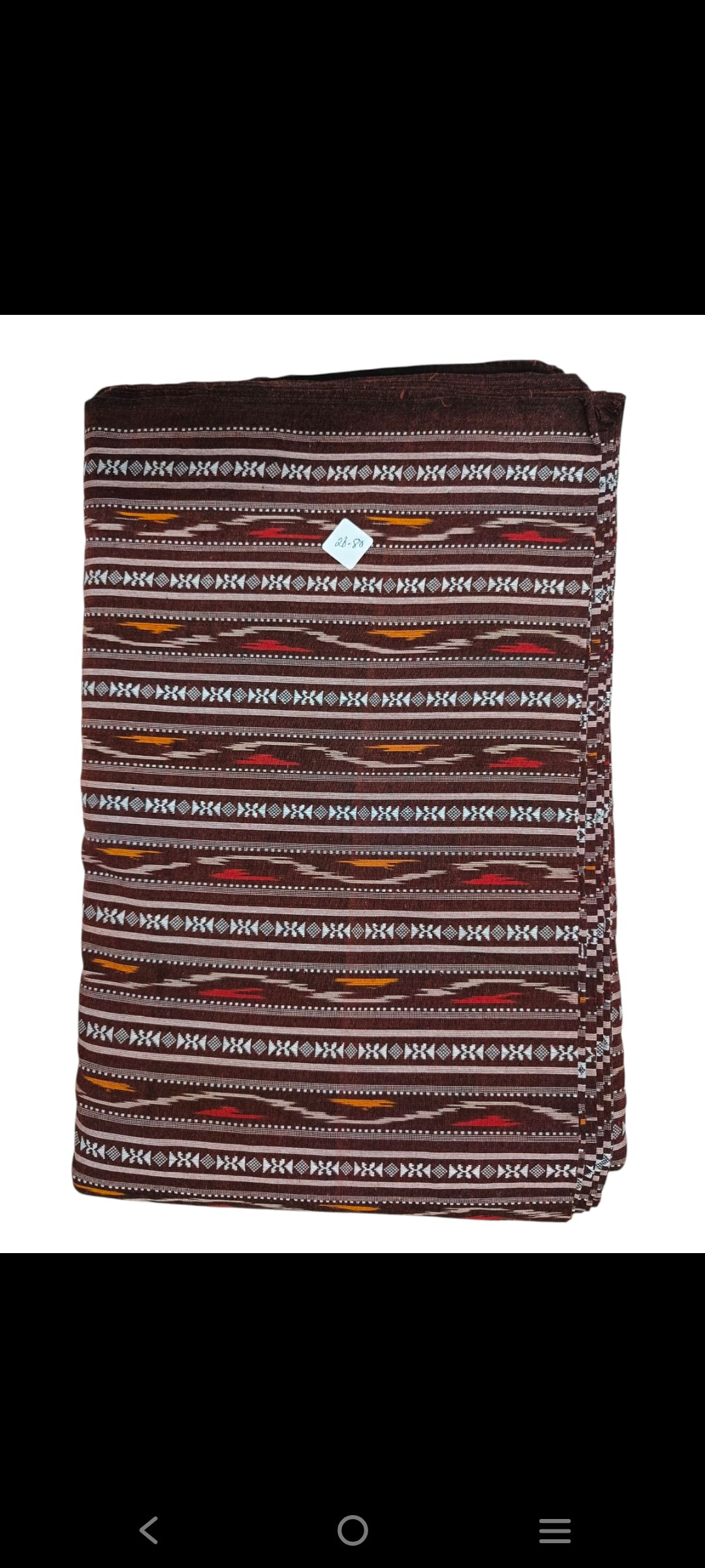 Pure Ikkat dobby cotton fabric material