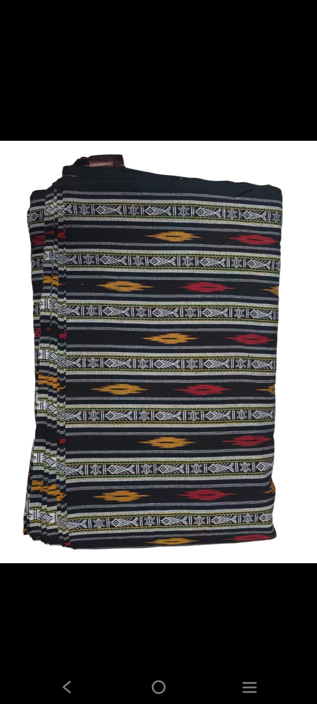 Pure Ikkat dobby cotton fabric material