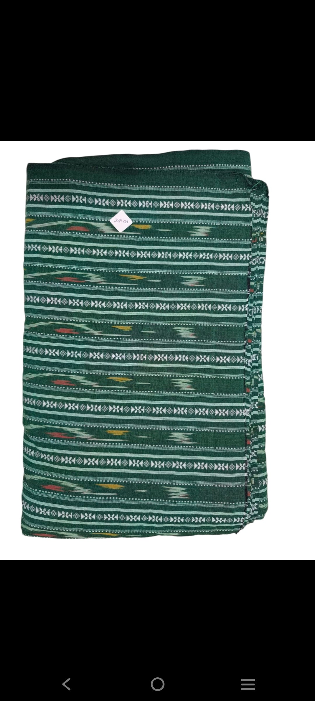 Pure Ikkat dobby cotton fabric material