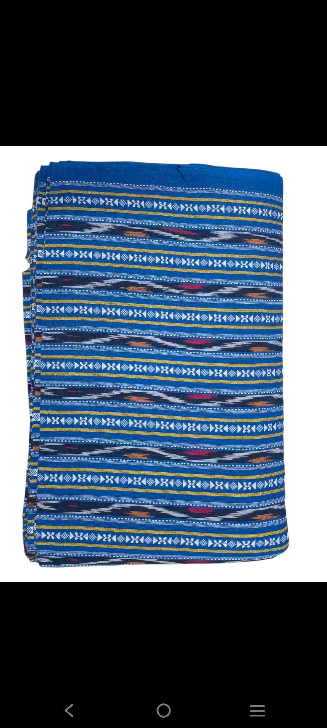 Pure Ikkat dobby cotton fabric material