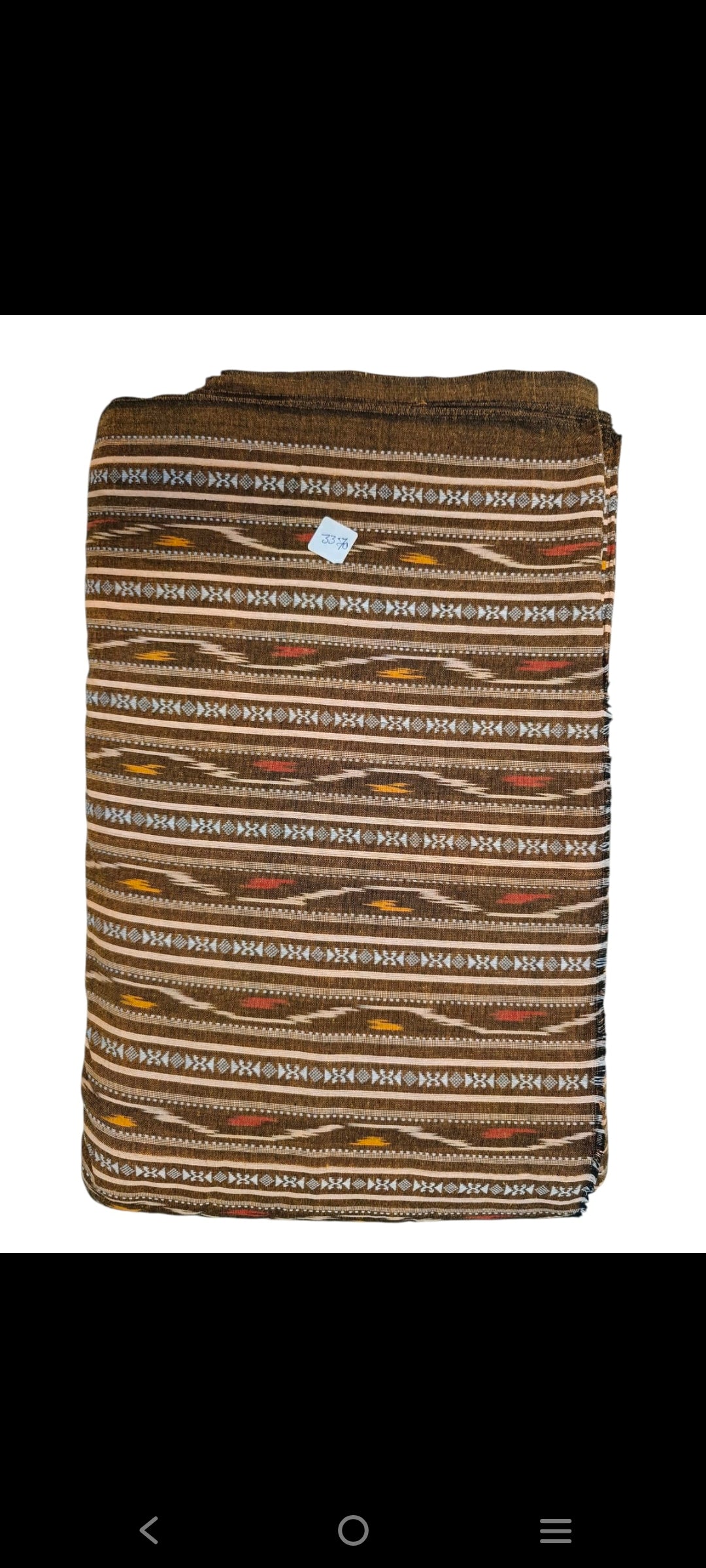 Pure Ikkat dobby cotton fabric material