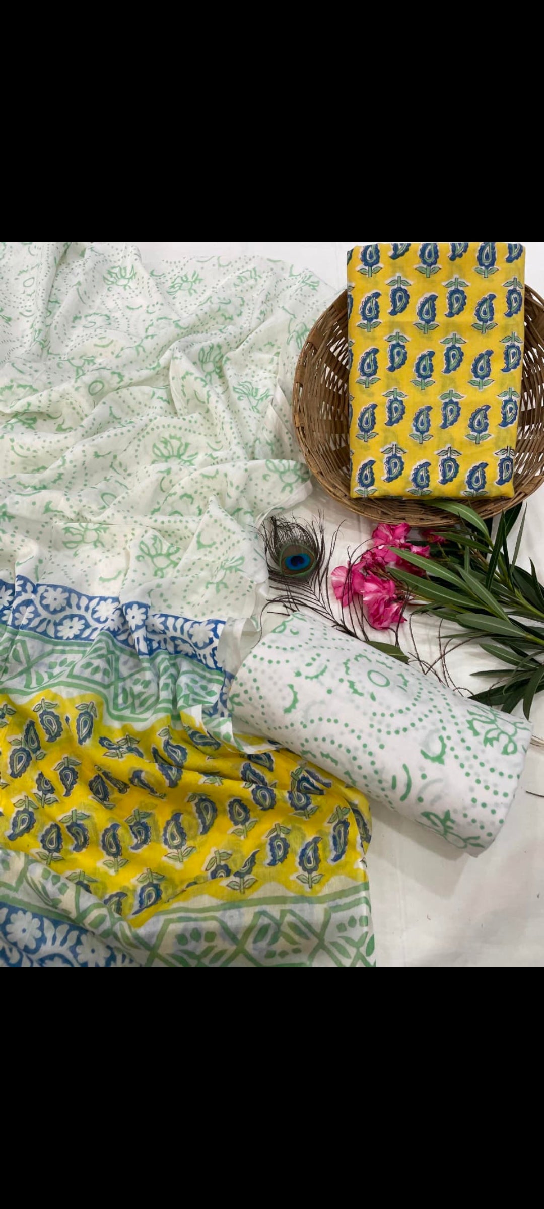 Cotton salwar suit Materials