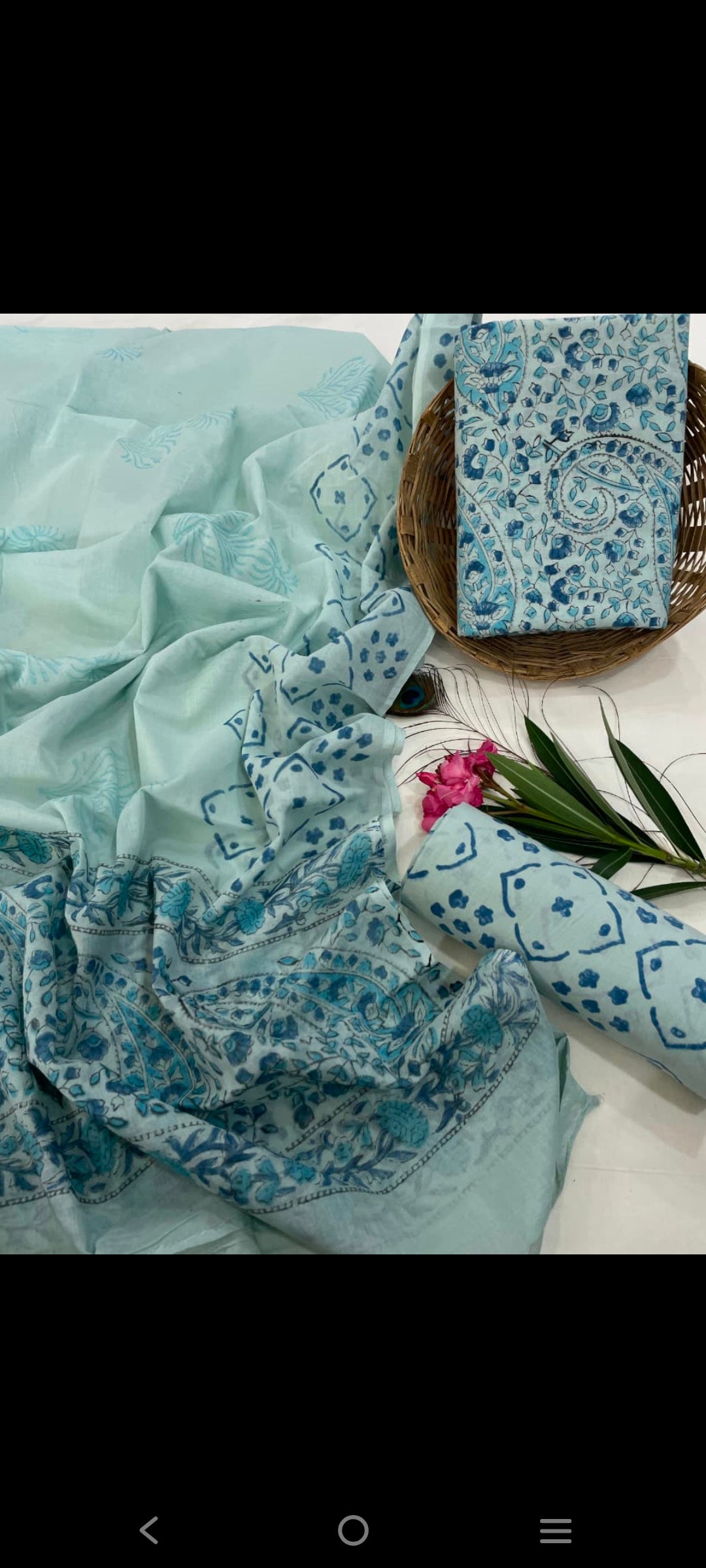 Cotton salwar suit Materials