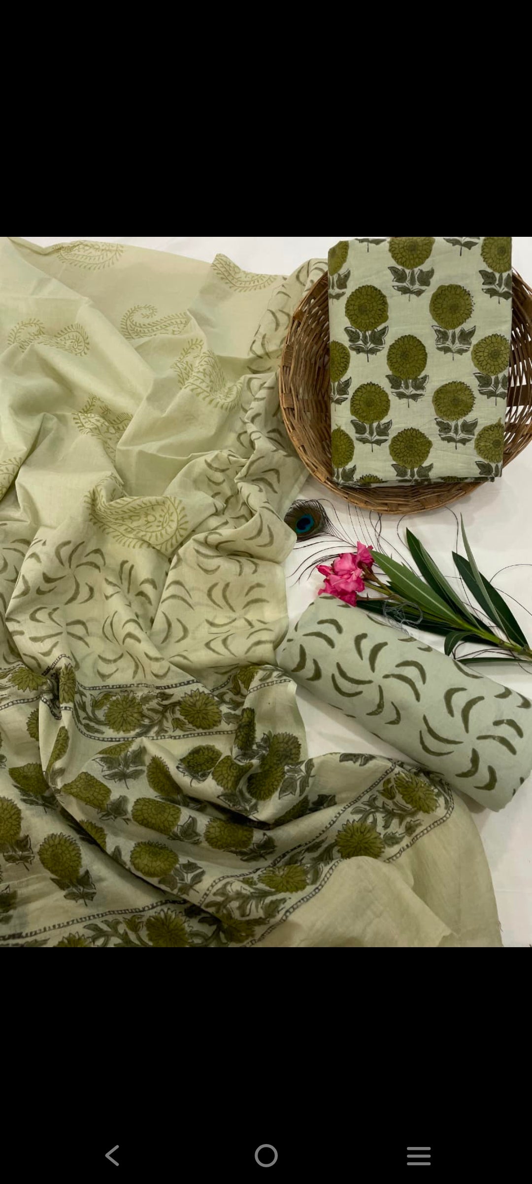 Cotton salwar suit Materials