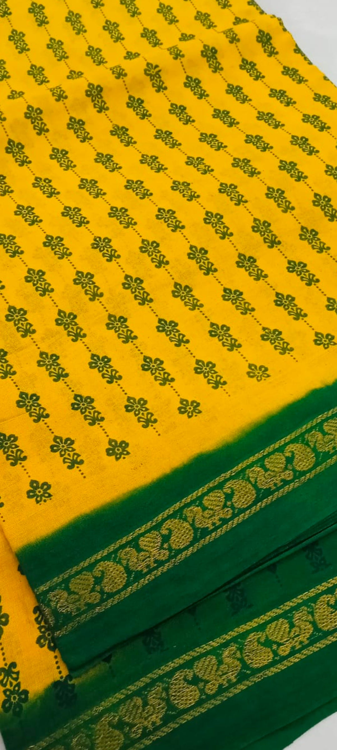 Pure Cotton Sungudi 9 yards madisar Sarees