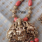 Elegant Coral Jewellry set with Lakshmi pendant