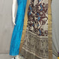 Beautiful Raw Silk top material with Kalamkari Duppatta