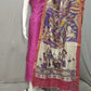 Beautiful Raw Silk top material with Kalamkari Duppatta