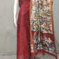 Beautiful Raw Silk top material with Kalamkari Duppatta