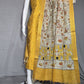 Beautiful Raw Silk top material with Kalamkari Duppatta