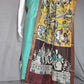 Beautiful Raw Silk top material with Kalamkari Duppatta