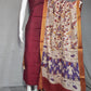Beautiful Raw Silk top material with Kalamkari Duppatta