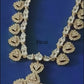 Elegant Haram set studded with AD stones