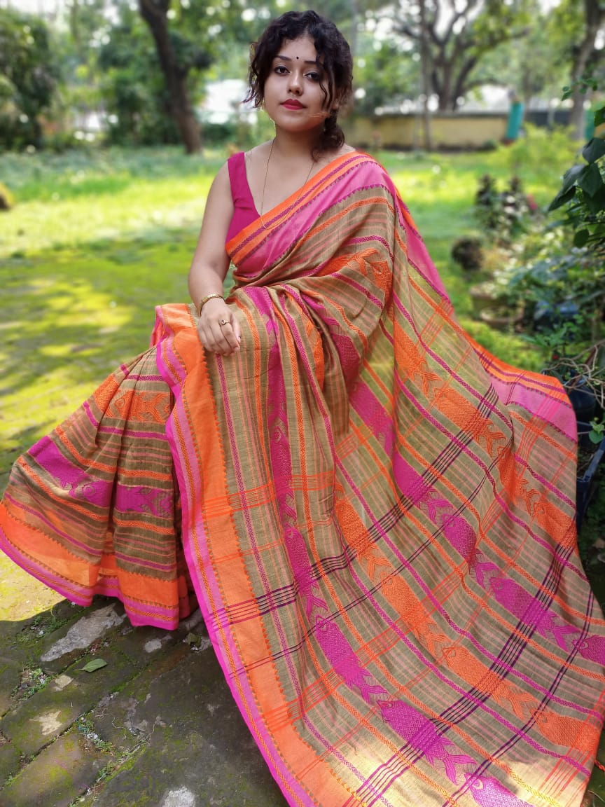 Handloom khadi outlet sarees